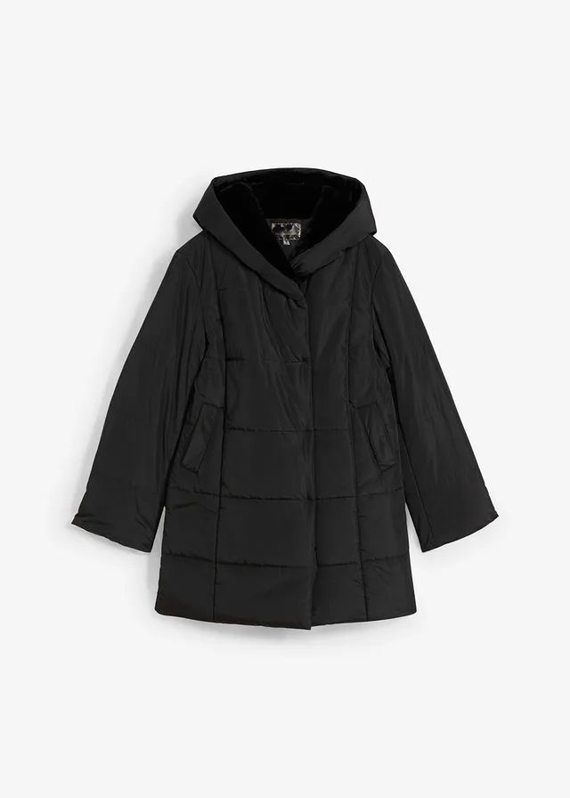 Doudoune avec doublure peluche • noir • Boutique bonprix