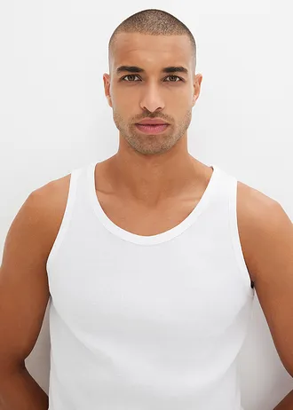 Lot de 2 débardeurs • blanc • Boutique bonprix