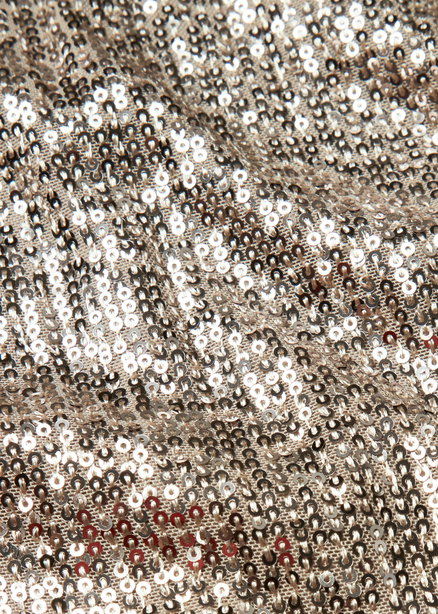 Halenka bez zapínání, s flitry • světle zlaté tóny • bonprix obchod