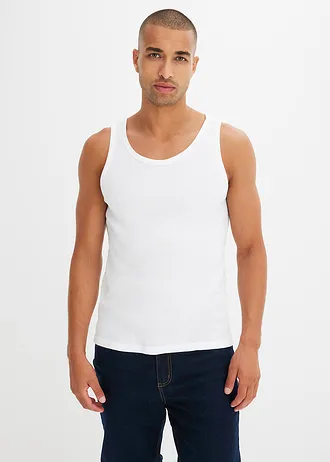 Lot de 2 débardeurs • blanc • Boutique bonprix