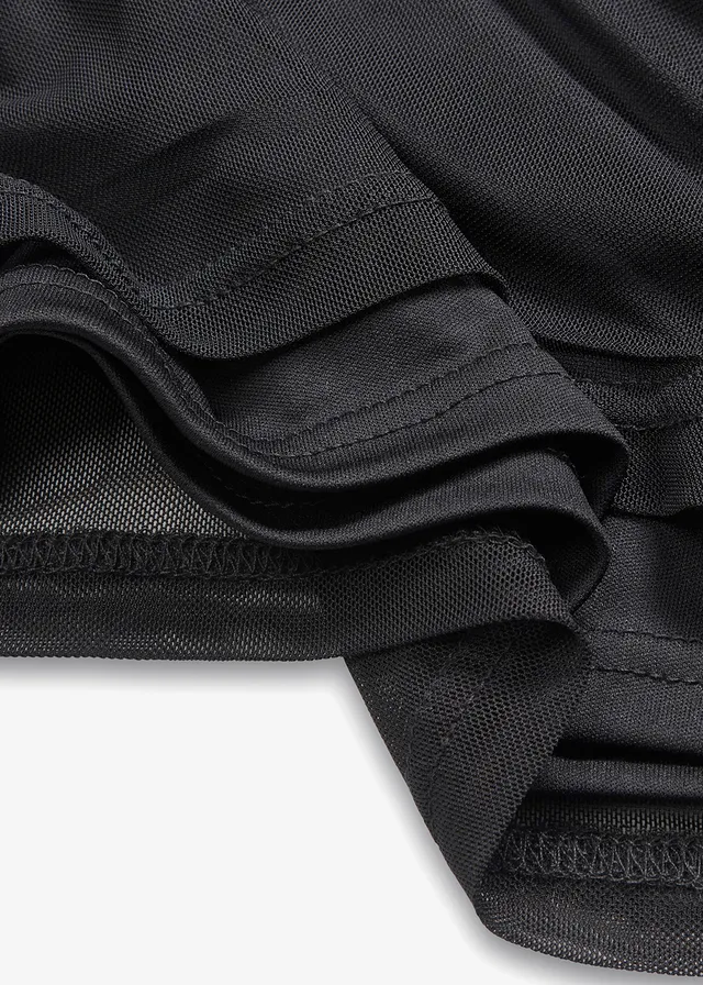 T-shirt manches longues avec mesh • noir • product-page.page-title-suffix