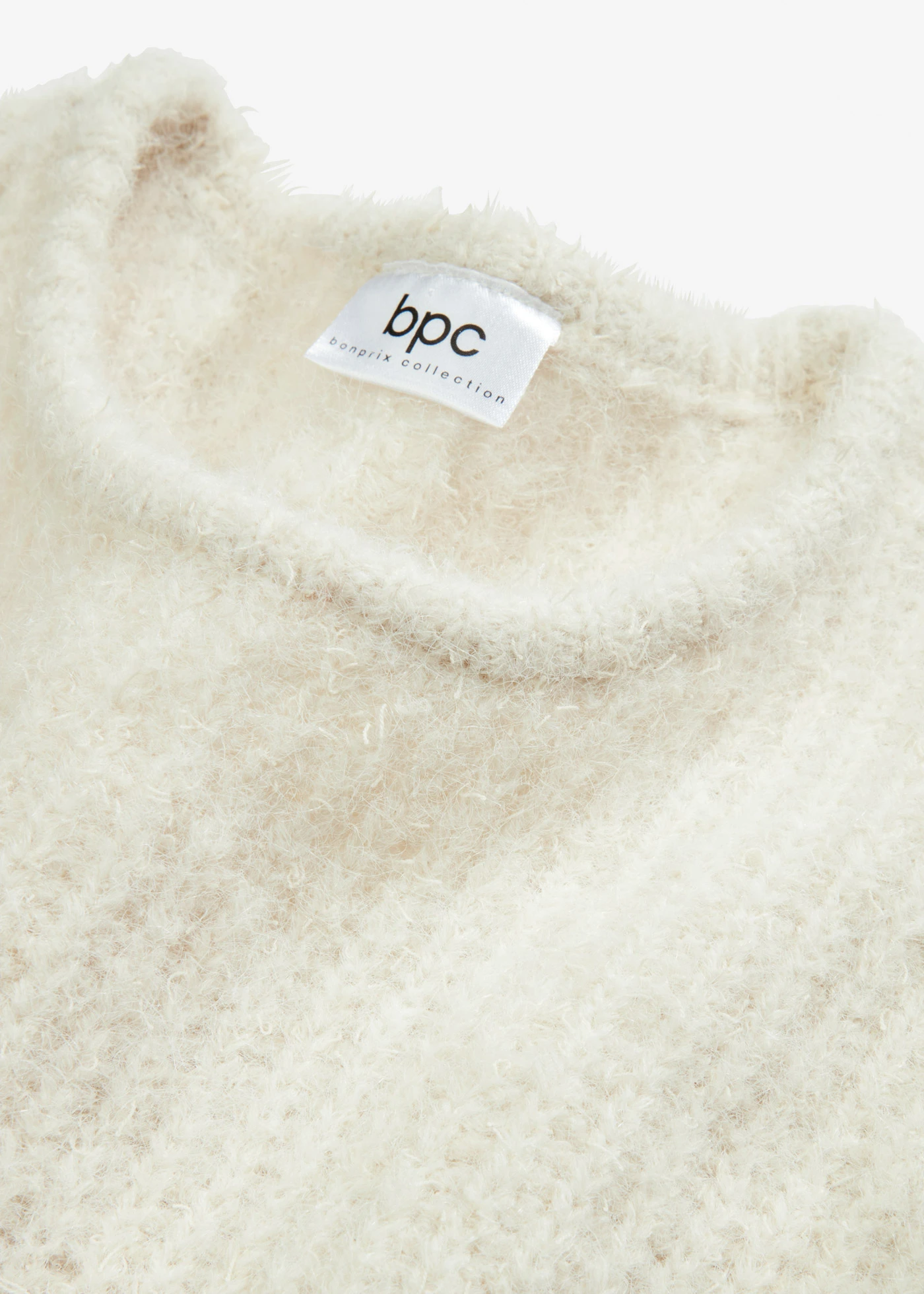 Svetr ze silnější pleteniny • přírodní bílá • bonprix obchod