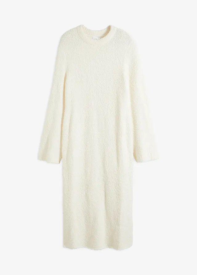 Rochie tricotată din fire bucle