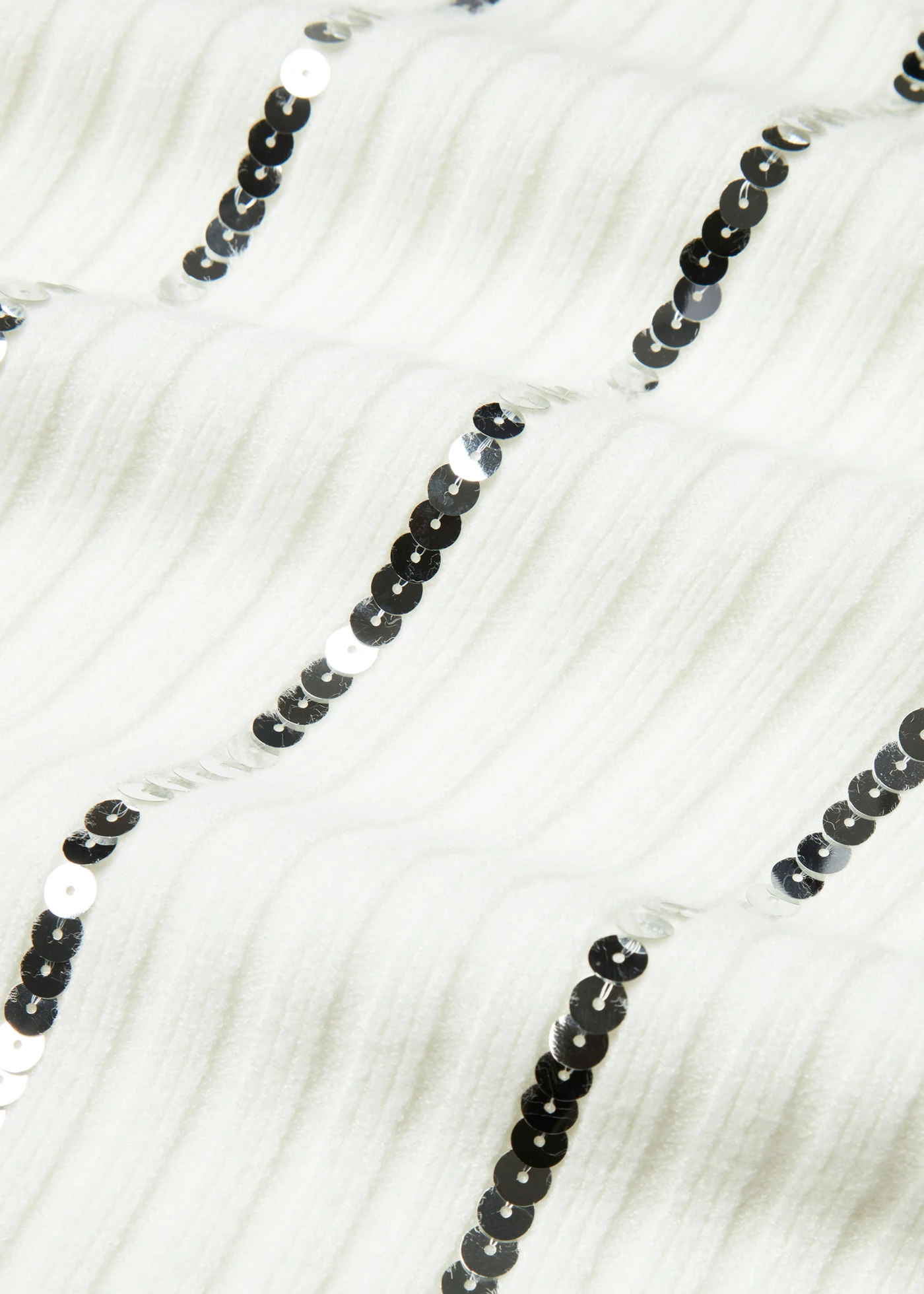 Geribde trui • wolwit-zilver • bonprix online shop