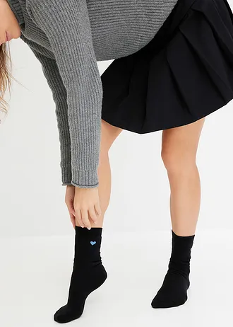 Thermosokken (6 paar) • zwart-mintgroen-soft apricot • bonprix online shop