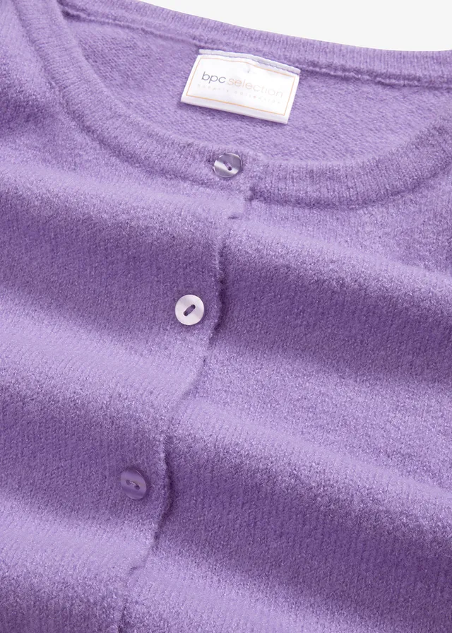 Gilet en fine maille • violet tendre • product-page.page-title-suffix