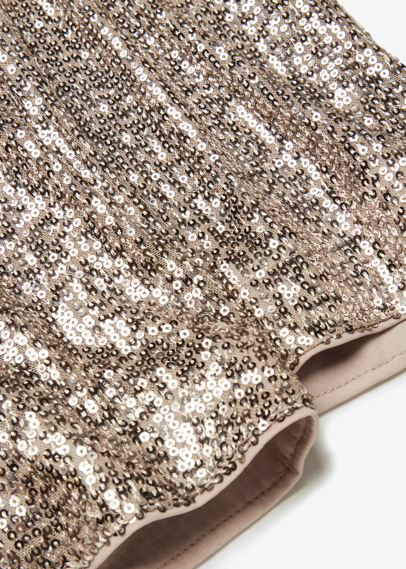 Pantalon en jersey à sequins • marron clair • Boutique bonprix