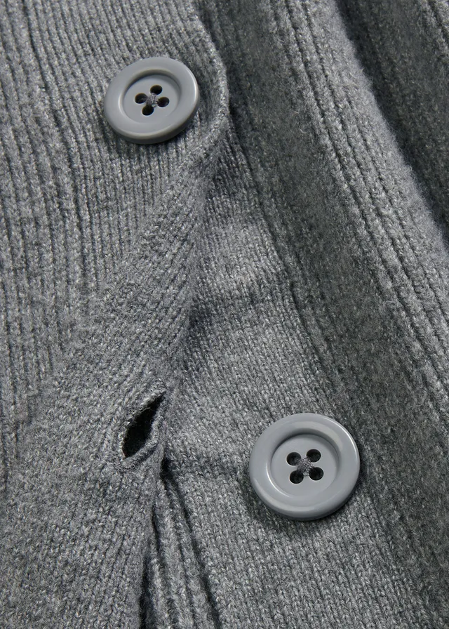 Oversized vest • grijs gemêleerd • product-page.page-title-suffix