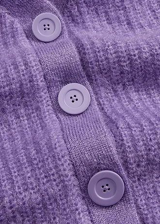 Gilet en grosse maille côtelée brillante • lavande • Boutique bonprix