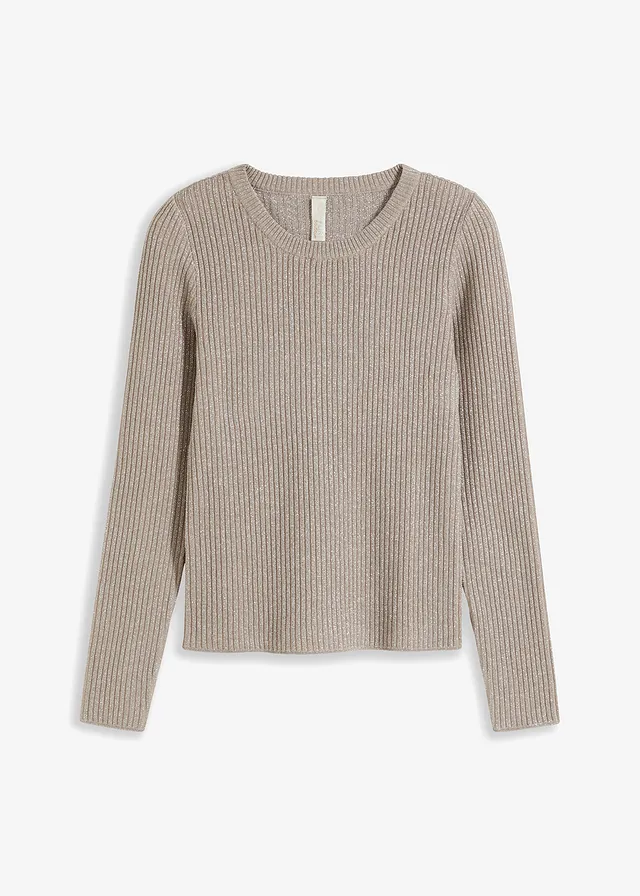 Pulover din tricot fin, din material fluid cu viscoză