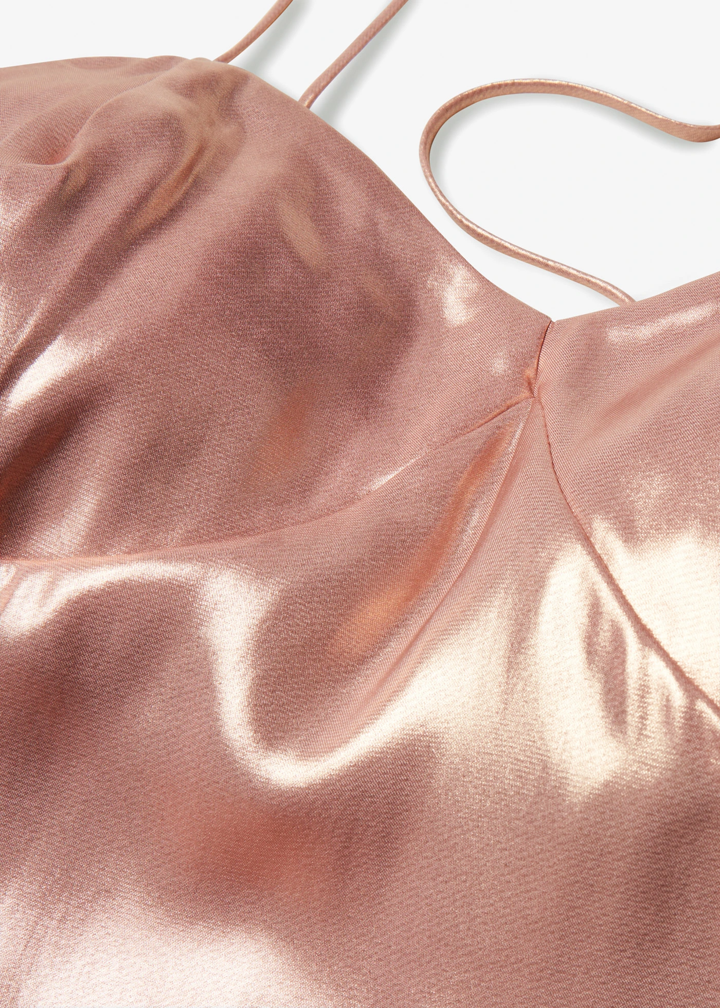 Jurk van fijn satijn • asroze • bonprix online shop