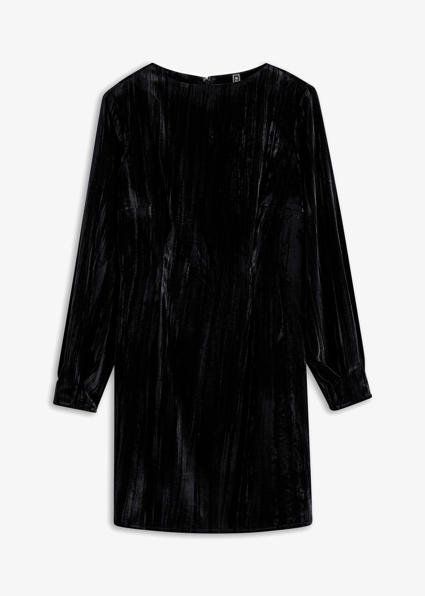 Mini šaty ze sametu • černá • bonprix obchod