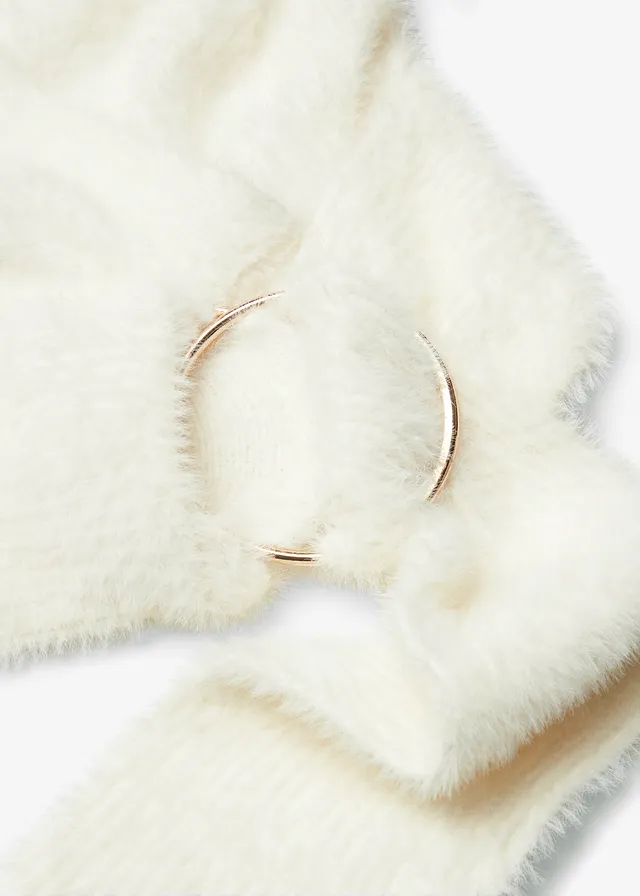 Pull cache-cœur avec accessoire • blanc cassé • product-page.page-title-suffix