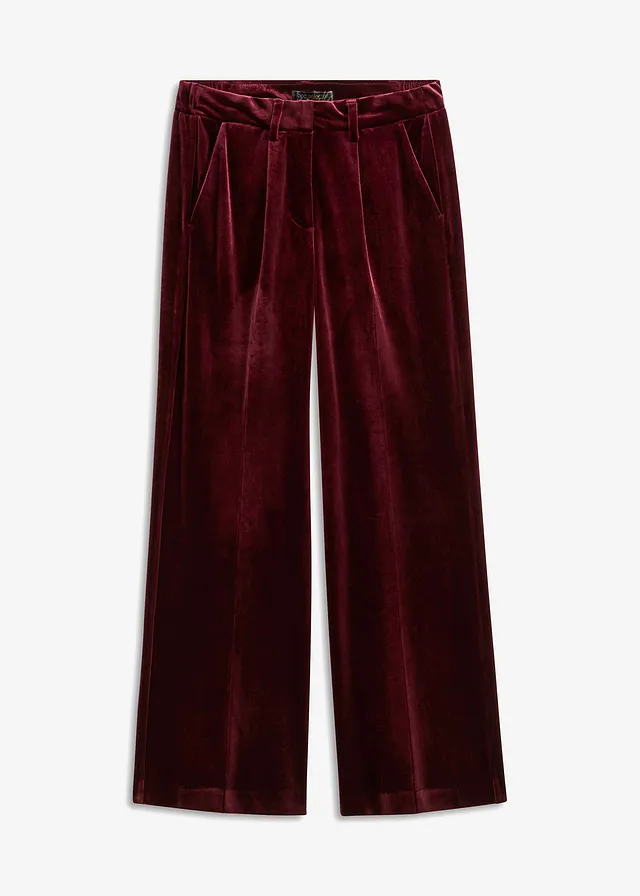 Broek van zacht fluweel