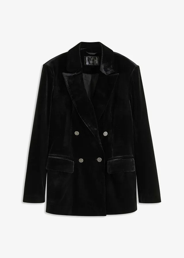 Blazer en velours doux