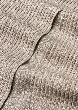 Jupe douce en maille • argenté-grès • Boutique bonprix