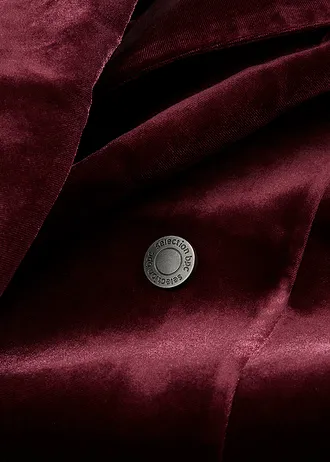 Fluwelen blazer, Kleur: esdoornrood