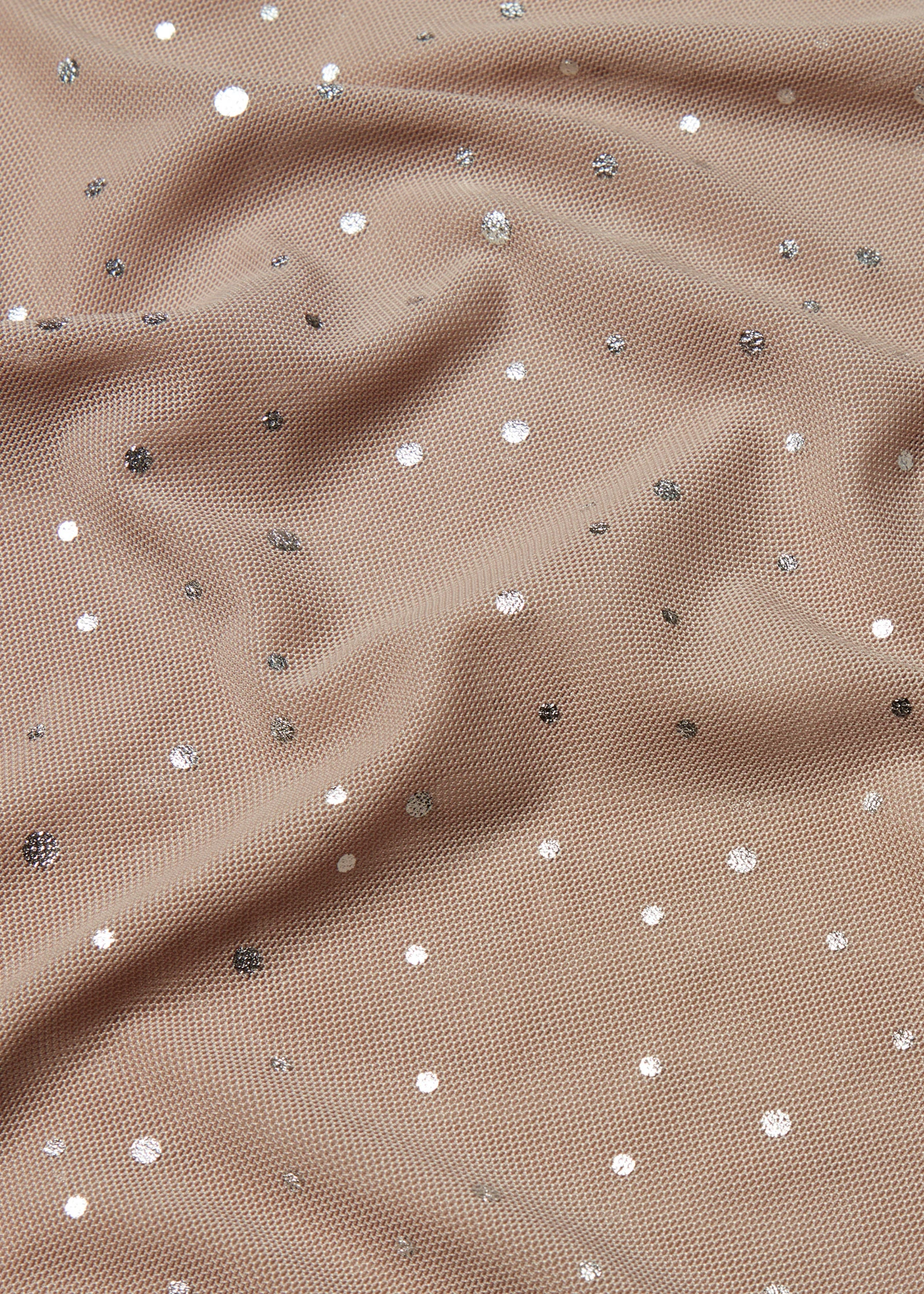 Longsleeve van glanzend mesh • natuursteen/zilver metallic • bonprix online shop