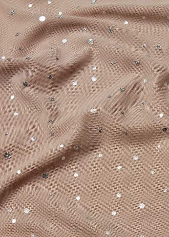 Longsleeve van glanzend mesh • natuursteen/zilver metallic • bonprix online shop