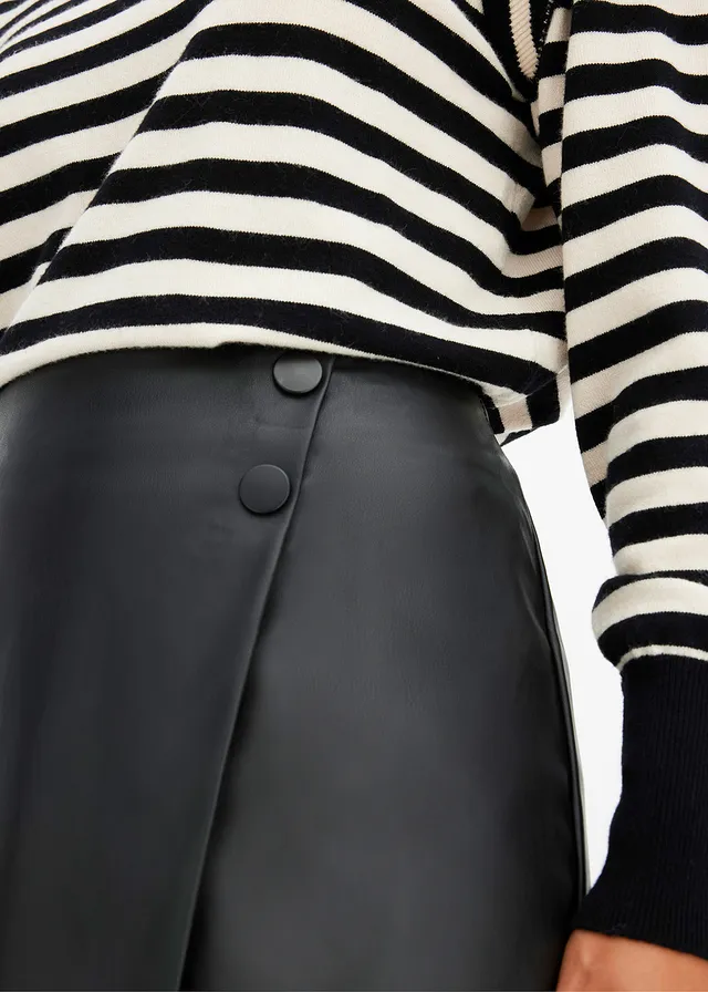 Imitatieleren rok • zwart • product-page.page-title-suffix