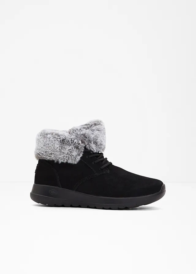 Boots à lacets Skechers, Couleur: noir