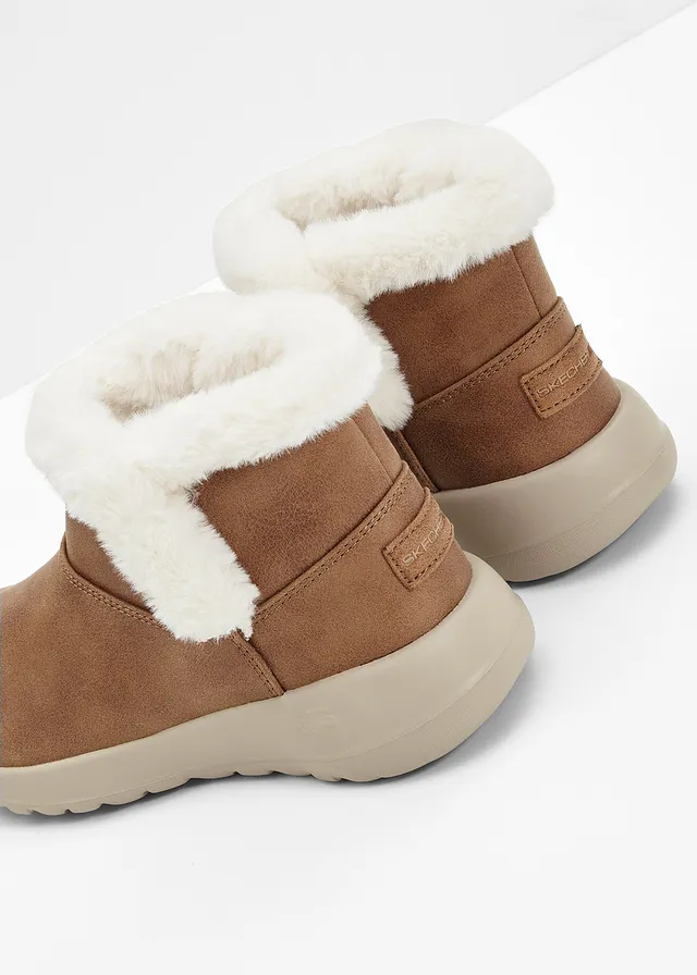 Skechers boots, Kleur: hazelnootbruin