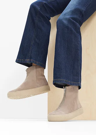 Kotníková obuv • hnědošedá • bonprix obchod