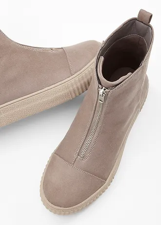 Kotníková obuv • hnědošedá • bonprix obchod