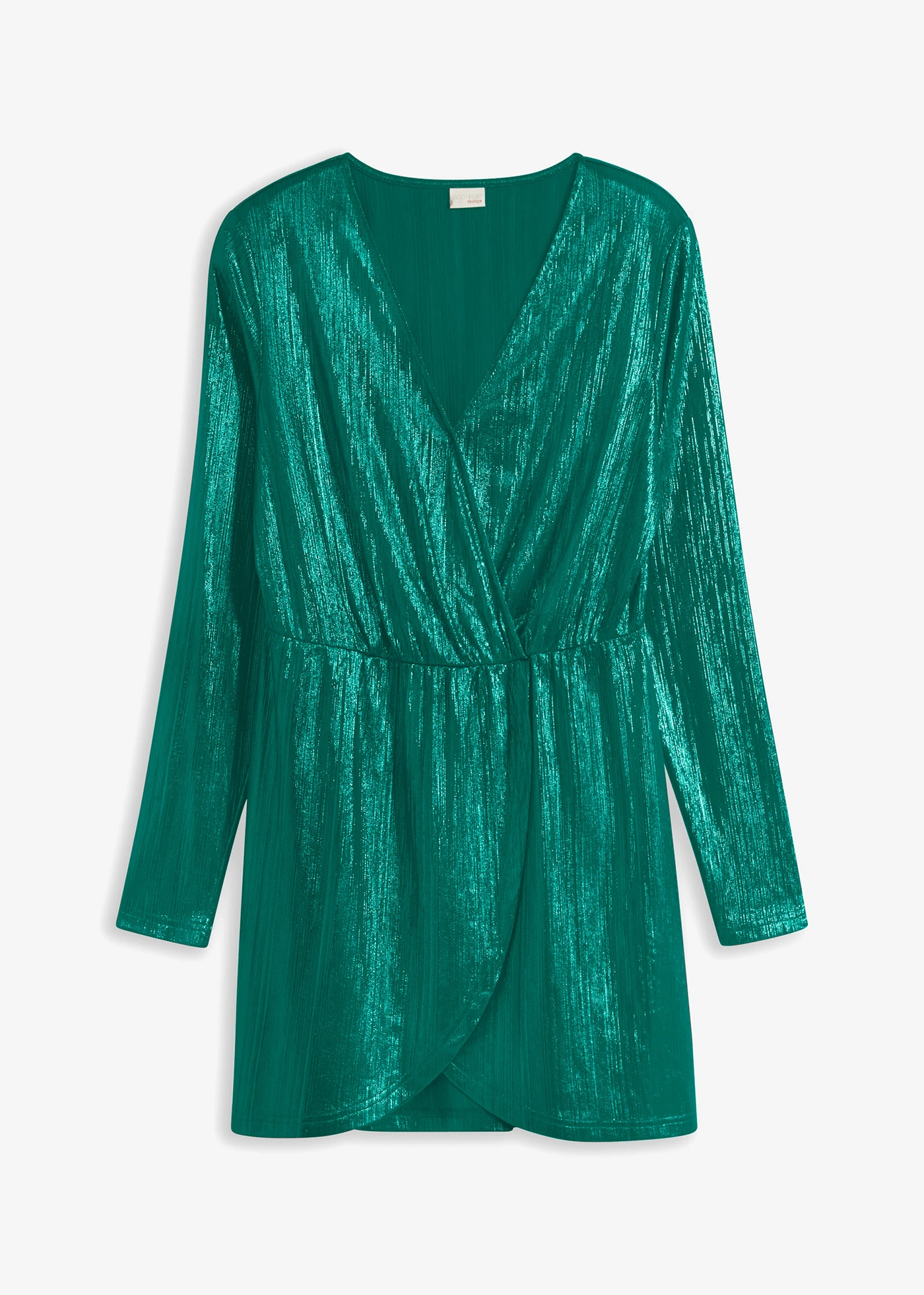 Accentuerende mini jurk • briljantgroen • bonprix online shop