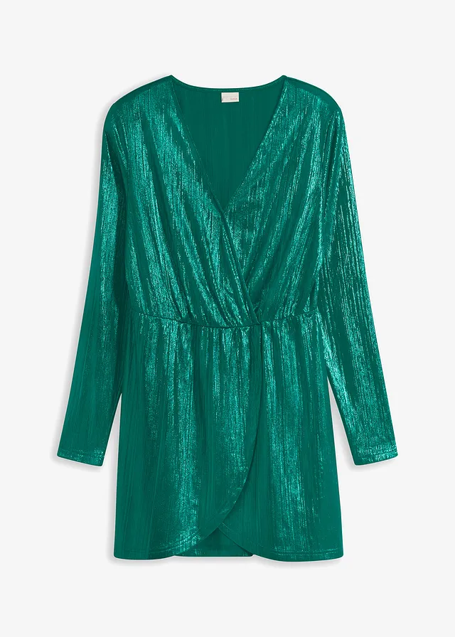 Accentuerende mini jurk • briljantgroen • bonprix online shop