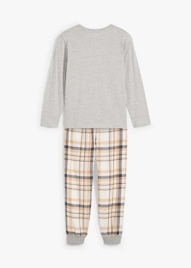 Pijama de copii cu pantaloni din flanel (2 piese)