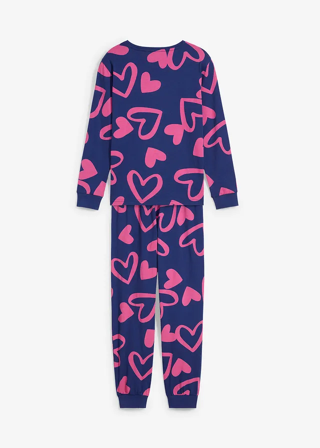 Pijama din bumbac organic 100% (set/2 buc.)