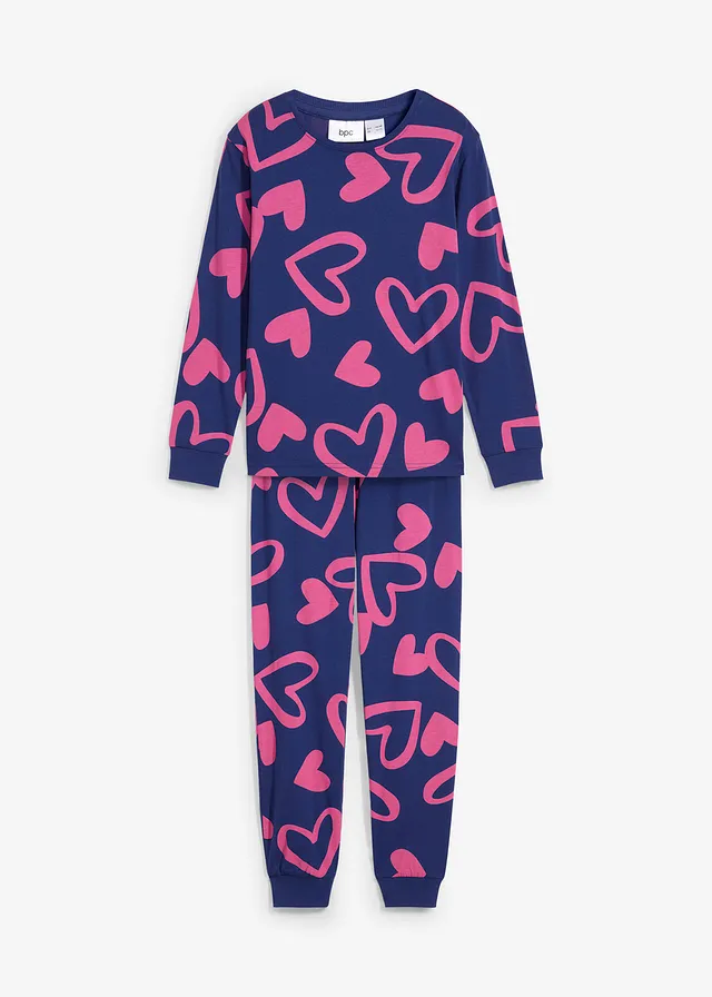 Pijama din bumbac organic 100% (set/2 buc.)