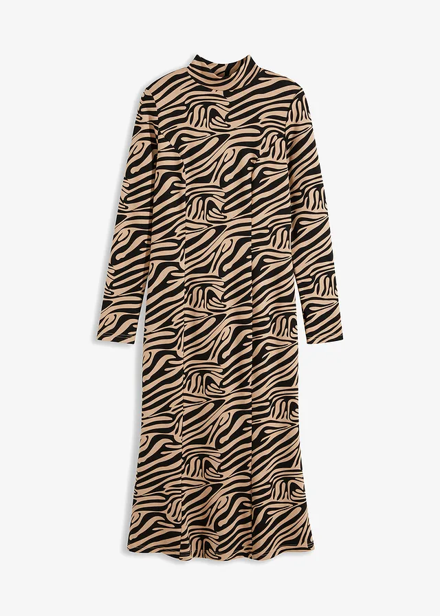 Rochie midi din jerse