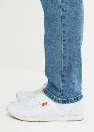 Klasyczne jeansy ze stretchem classic fit, straight • niebieski denim • sklep bonprix