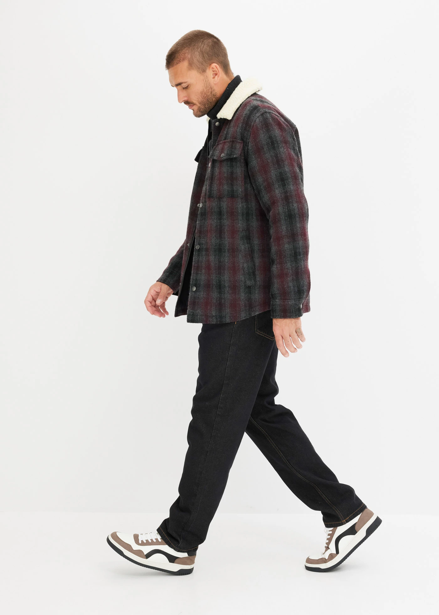 Džíny Regular Fit, Straight • tmavě hnědá • bonprix obchod