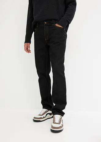 Regular fit jeans, straight, Kleur: donkerbruin