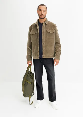 Henley shirt van puur biologisch katoen (set van 2), Kleur: donkerblauw+grijsgroen