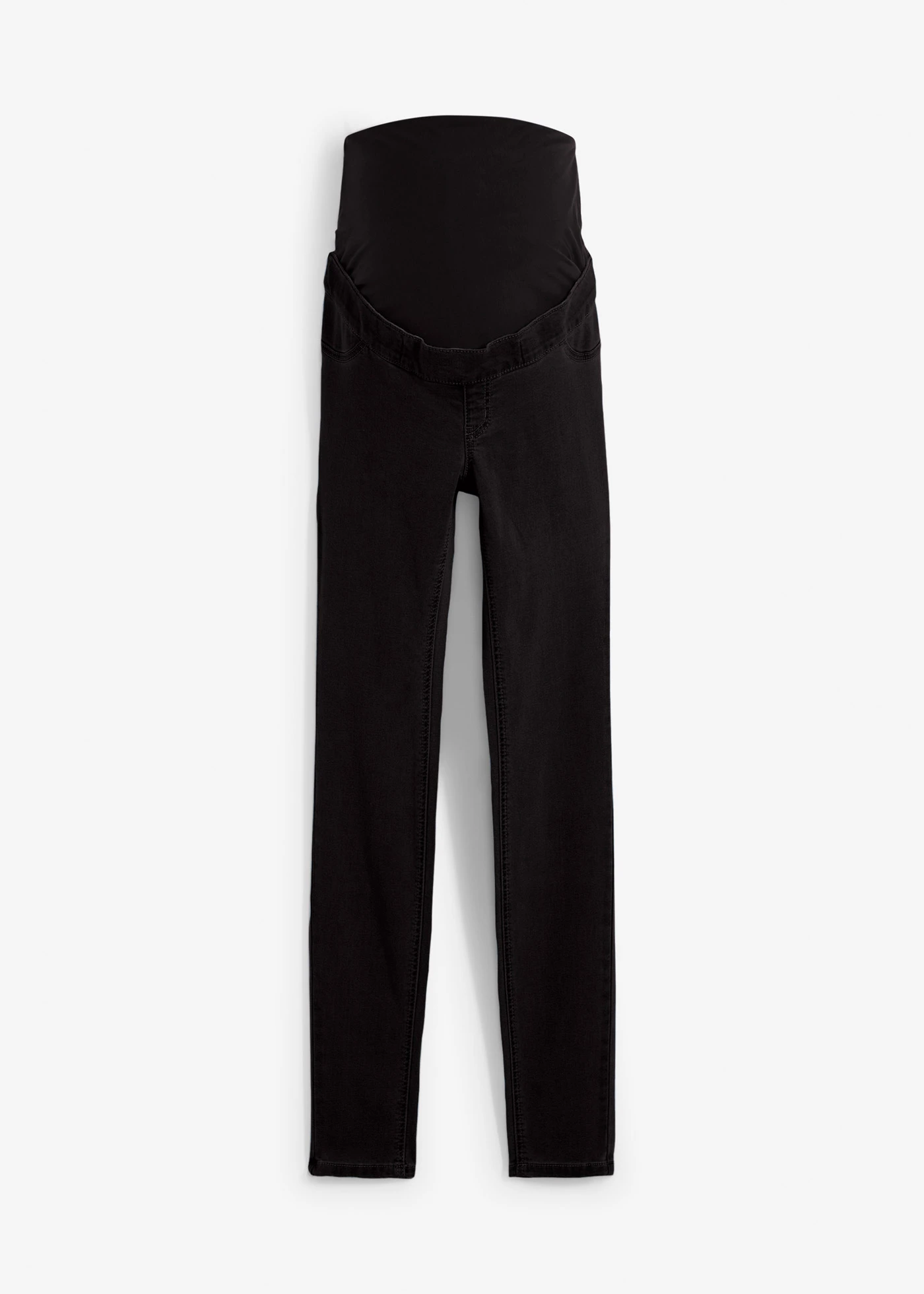 Termo těhotenské džíny jeggings • černý denim • bonprix obchod
