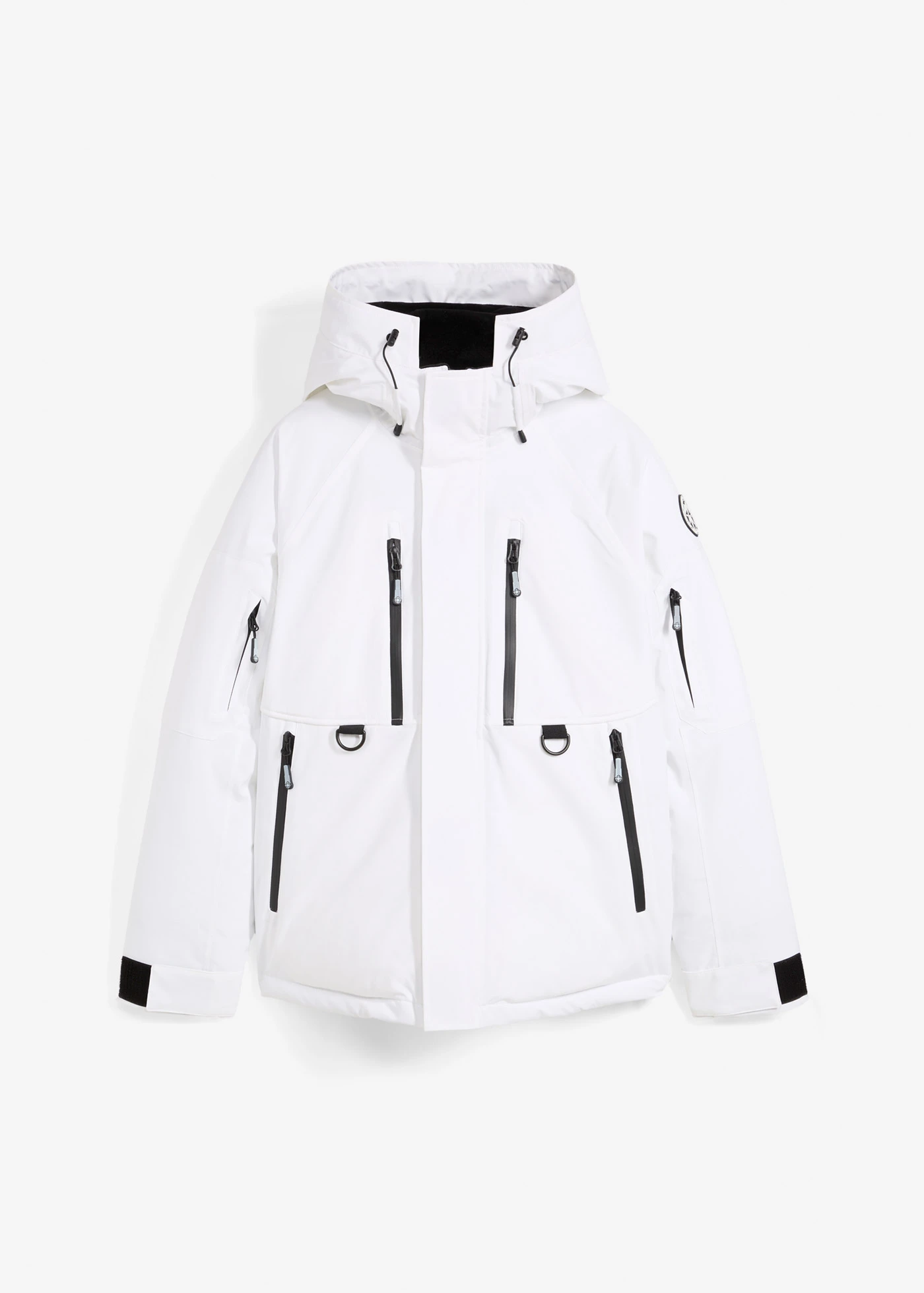 Lyžařská bunda s ochranou před vniknutím sněhu, nepromokavá • bílá • bonprix obchod