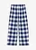 Kinderen pyjamabroek van flanel, Kleur: diepblauw-lichtblauw geruit
