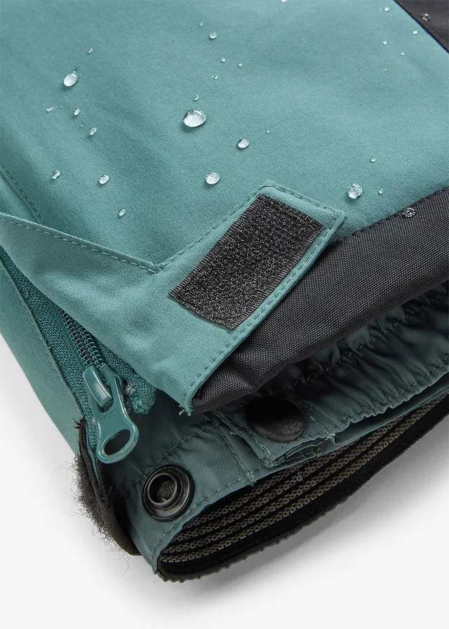 Pantalon de ski thermique imperméable avec bretelles amovibles • gris vert • product-page.page-title-suffix
