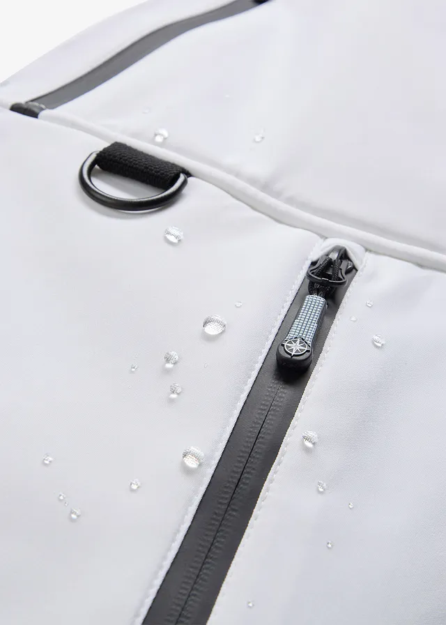 Outdoor ski-jas met sneeuwvanger, waterdicht • wit • product-page.page-title-suffix