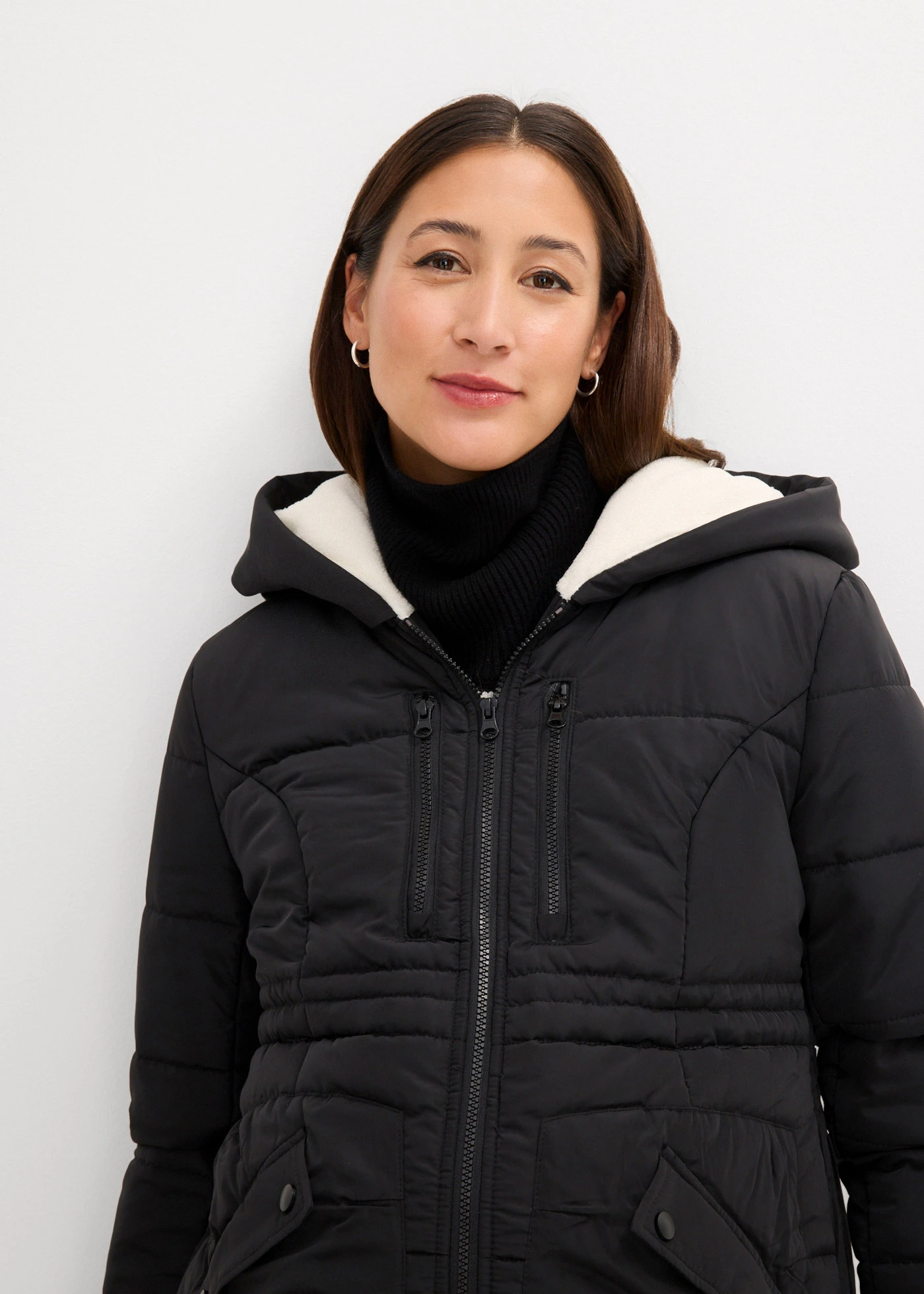 Těhotenská bunda 3 v 1 s vsadkou na miminko • černá • bonprix obchod