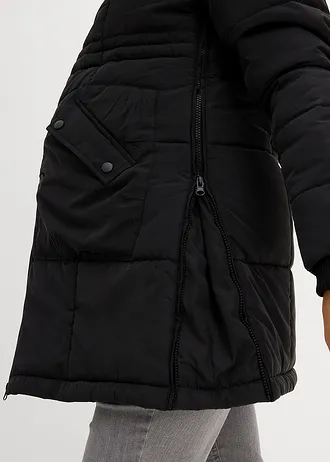 Těhotenská bunda 3 v 1 s vsadkou na miminko • černá • bonprix obchod