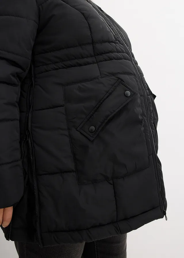 3-in-1 zwangerschapsjas/draagjas • zwart plus size • product-page.page-title-suffix