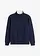Thermo sweater met schipperskraag, warm gevoerd, Kleur: donkerblauw