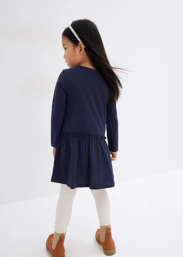 Robe en jersey + robe de poupée 100% coton (ens. 2 pces) • bleu foncé • product-page.page-title-suffix