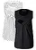 Lot de 2 tops de grossesse/d’allaitement, Couleur: noir uni + blanc à pois