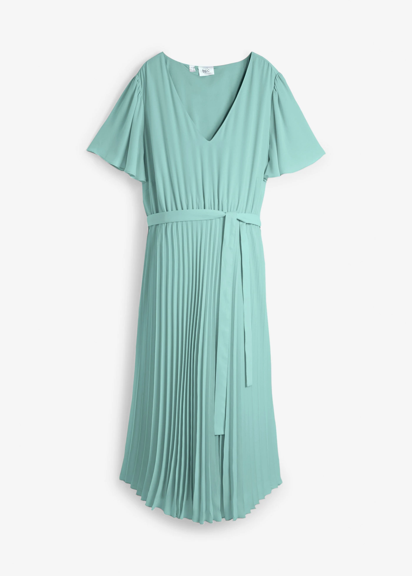 Zwangerschapsjurk van fijne georgette • saliegroen • bonprix online shop